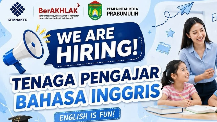 Lowongan Kerja di Prabumulih! PLC Nasional Cari Tenaga Pengajar Bahasa Inggris