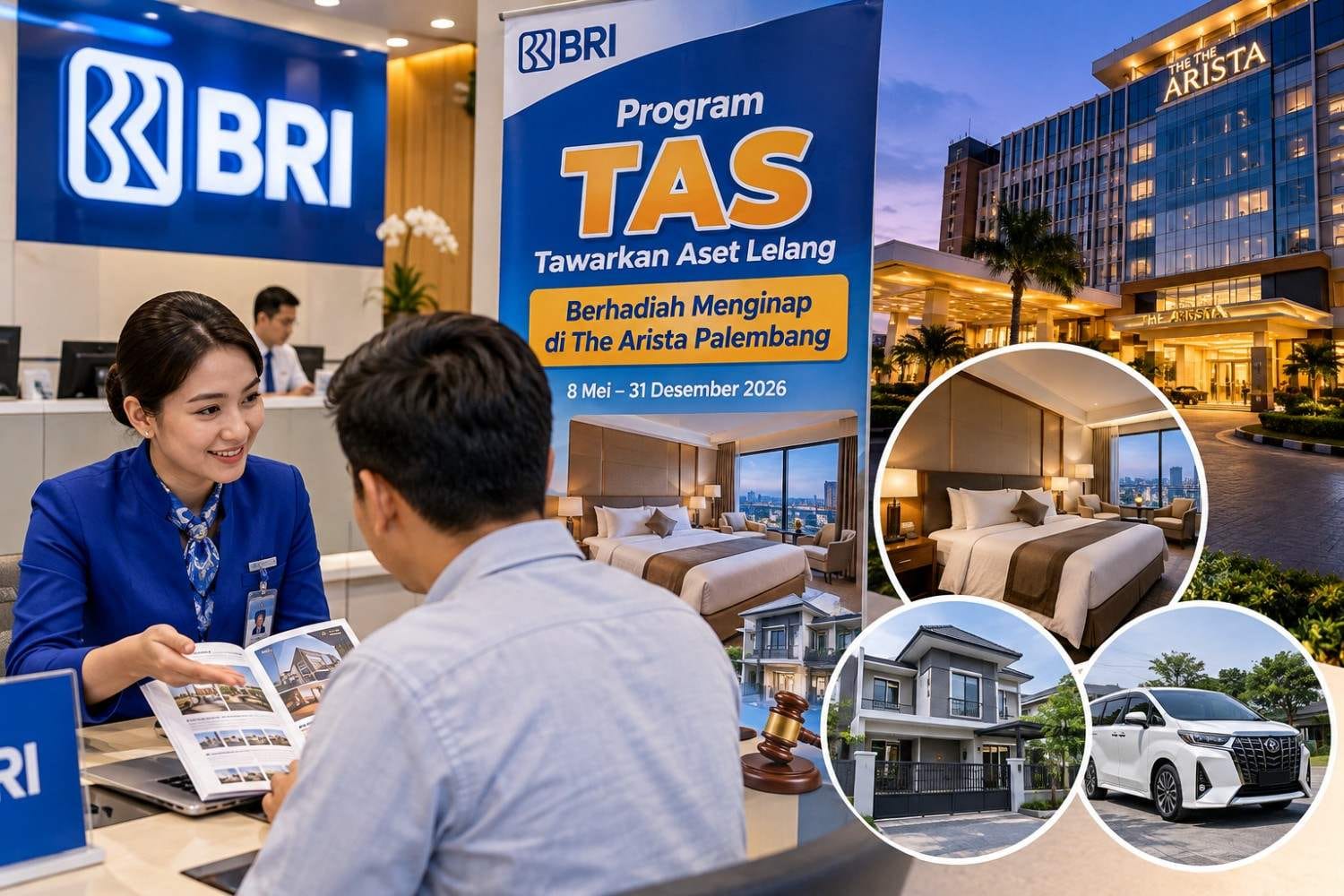 Ada Hadiah Menginap di The Arista Palembang, Begini Program TAS BRI Prabumulih