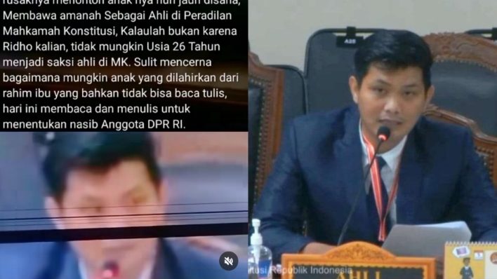 Orang Tua Kurnia Saleh Ahli Termuda MK Asal Prabumulih, Nonton Sidang PHPU Pakai TV Rusak