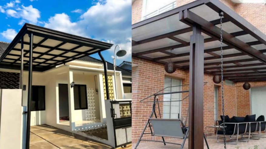 Tak Lagi Polos! Ini 5 Desain Tiang Kanopi Baja Ringan Paling Menarik