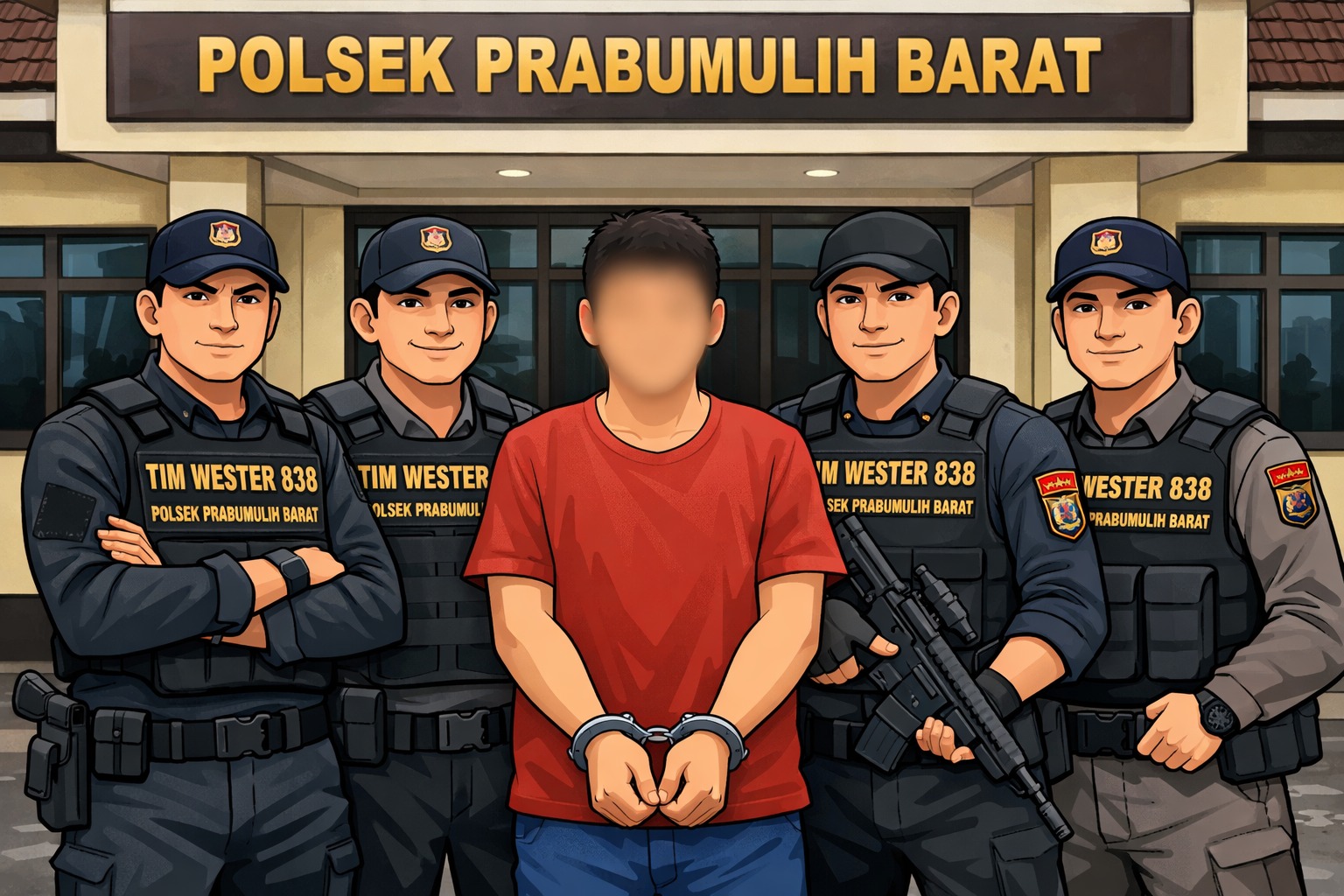 Sempat Buron, Dalang Pencurian di Pasar II Prabumulih Akhirnya Ditangkap