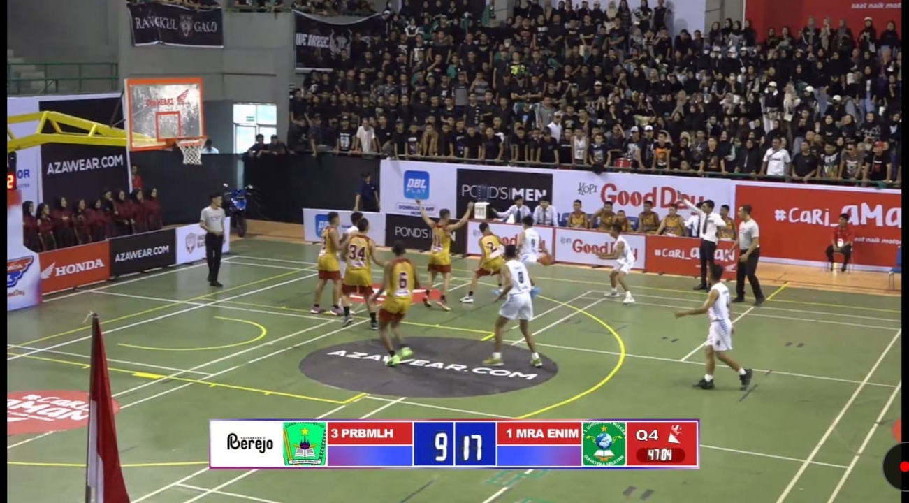 Honda DBL SMAN 1 Unggulan Muara Enim Tundukkan SMAN 3 Prabumulih