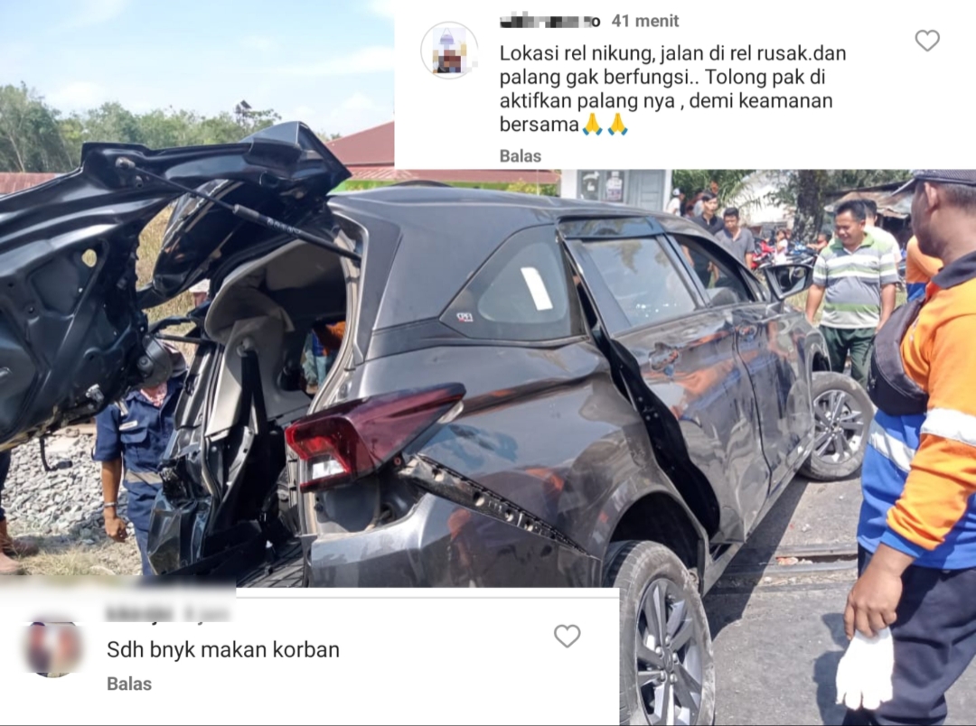 ﻿Dua Pekan, Dua Kali Kecelakaan, Warga Prabumulih Desak Aktifkan Palang Pintu Perlintasan KA Tanjung Rambang