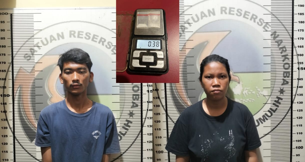 Pasangan Suami Istri Ditangkap di Prabumulih, Diduga Edarkan Sabu