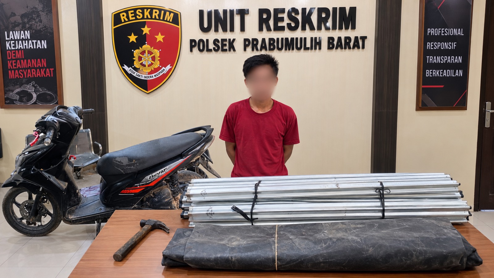 Curi Aset Pertamina, Pria 33 Tahun Diamankan Polsek Prabumulih Barat