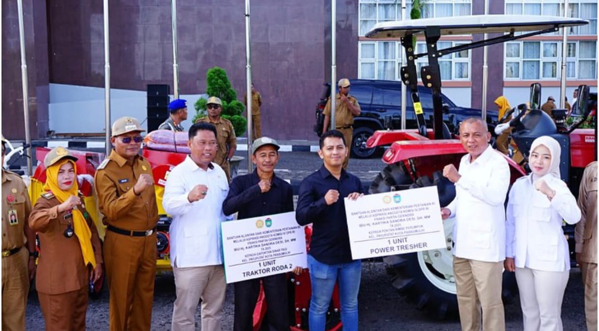 Pemkot Prabumulih Terima Bantuan Alsintan dari Kementan, Dorong Pertanian Makin Modern