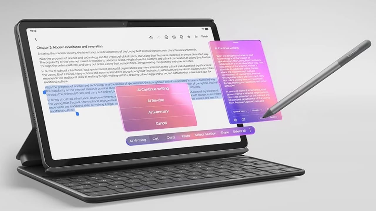 Lenovo Idea Tab Plus Resmi Meluncur di Indonesia, Bawa Layar 2.5K dan Baterai 10.200 mAh