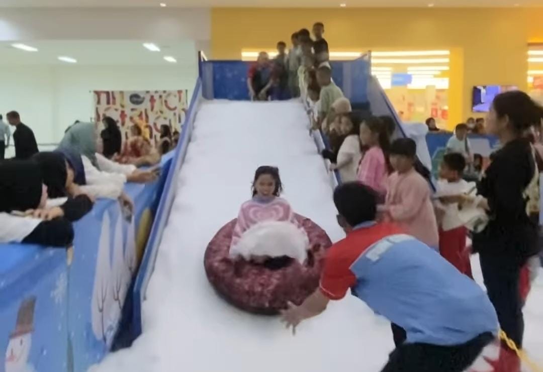 The Snow Playground Citimall jadi Wahana Favorit Akhir Pekan Warga Prabumulih 