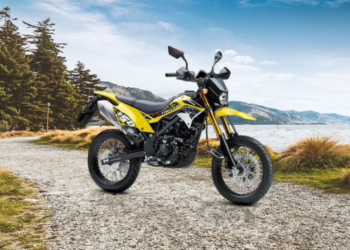 Fitur Keamanan Kawasaki D Tracker 150, Rem 300 Mm dan Suspensi Upside Down