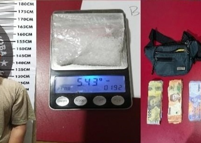 Pria Asal Sungai Medang Ditangkap Bawa 5,43 Gram Sabu di Wonosari