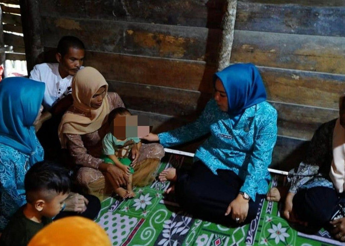 TP PKK dan Dinkes Prabumulih Turun Langsung Dampingi Balita Stunting