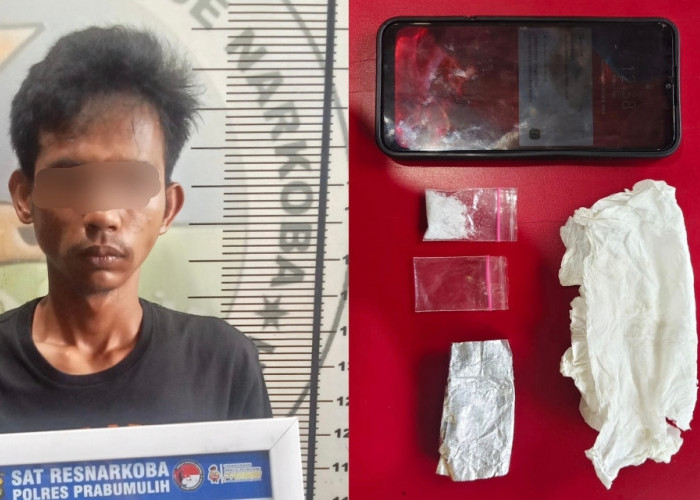 Kurir Sabu di Prabumulih Ditangkap Polisi, Barang Bukti 1,78 Gram Disita