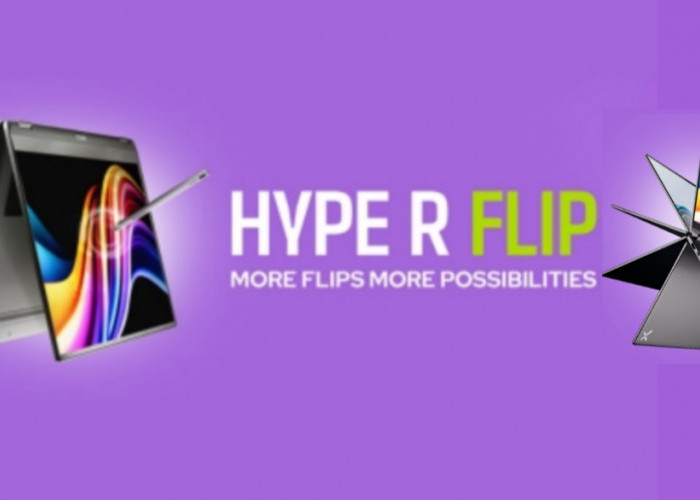 Axioo Hype R Flip, Laptop 2 in 1 OLED Fleksibel untuk Kebutuhan 2026