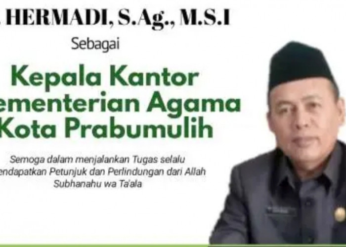 Ini Kepala Kantor Kementerian Agama Kota Prabumulih yang Baru 