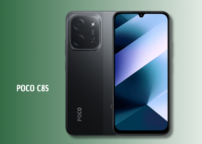 POCO C85 Tampil dengan Desain Stylish, Bodi Ramping, dan Kenyamanan Genggaman