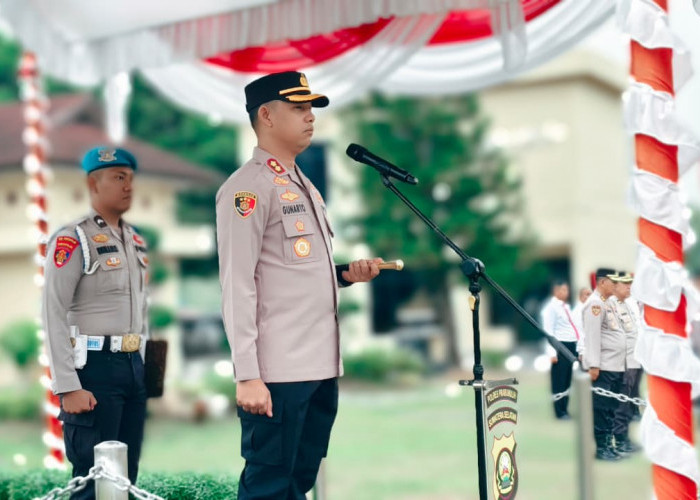 Pimpin Apel Perdana, Kapolres Prabumulih AKBP Gunarto Tegaskan Pelayanan Masyarakat Jadi Prioritas