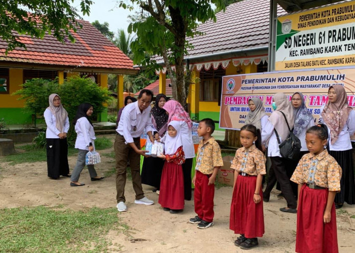 Desa Talang Batu Gencarkan Program Gizi, Balita hingga Lansia Dapat Bantuan Makanan Tambahan