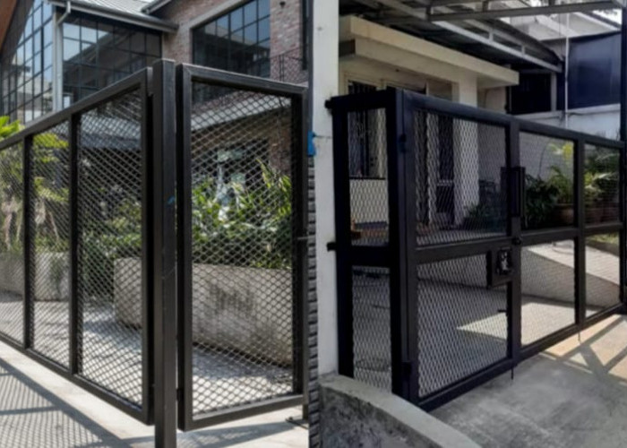 Model Pagar Industrial Minimalis Terbaru, Cocok untuk Rumah Modern