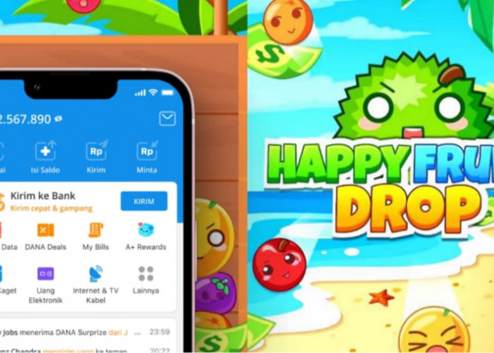 Main Game Happy Fruits Drop, Bisa Dapat Saldo DANA Rp250 Ribu Tanpa Undang Teman!