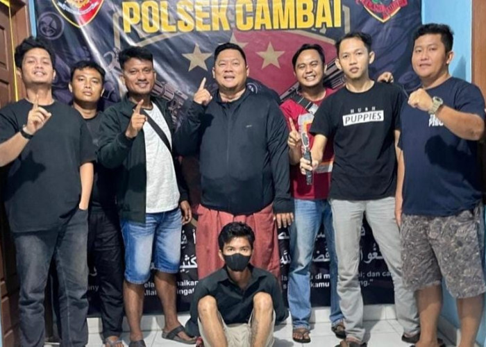 Kejar-kejaran di Lembak, Polsek Cambai Tangkap Terduga Pelaku Curat