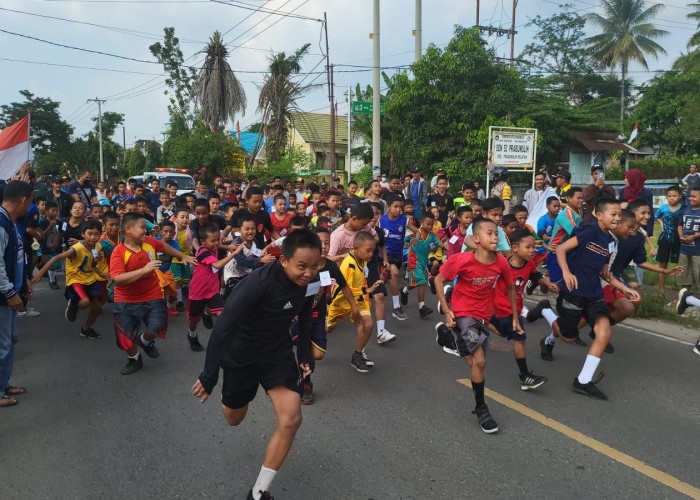 Ratusan Anak Ikut Lomba Lari Maraton 10K