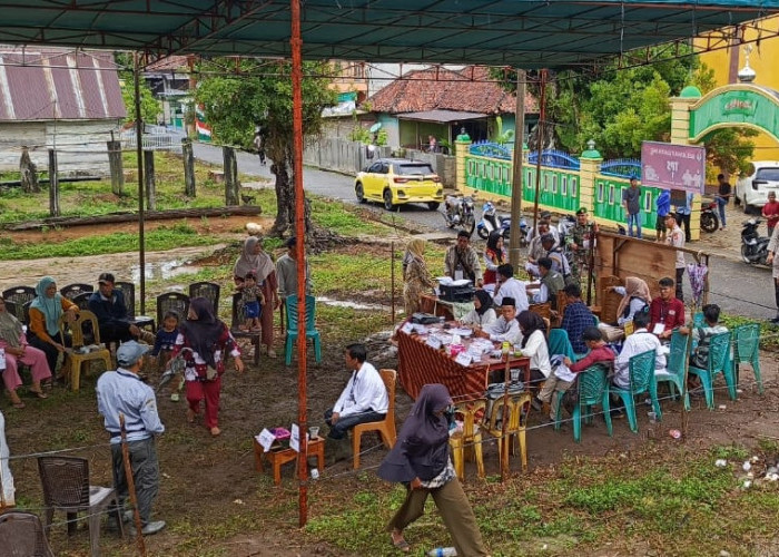 Hujan Guyur Jiwa Baru Muara Enim Saat Pencoblosan Pilkada 2024