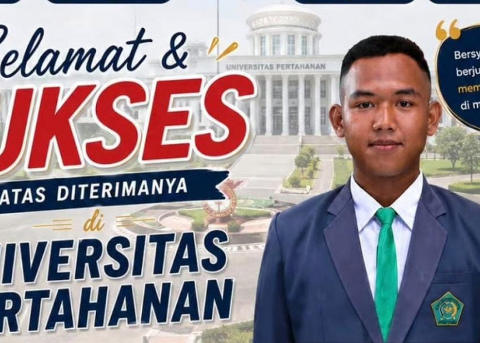 Alumni MAN 1 Prabumulih Lolos Unhan RI, Diterima di Prodi Permesinan Kapal