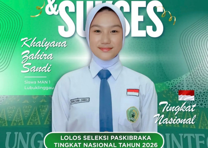 Membanggakan! Siswi MAN 1 Lubuk Linggau Lolos Paskibraka Nasional 2026