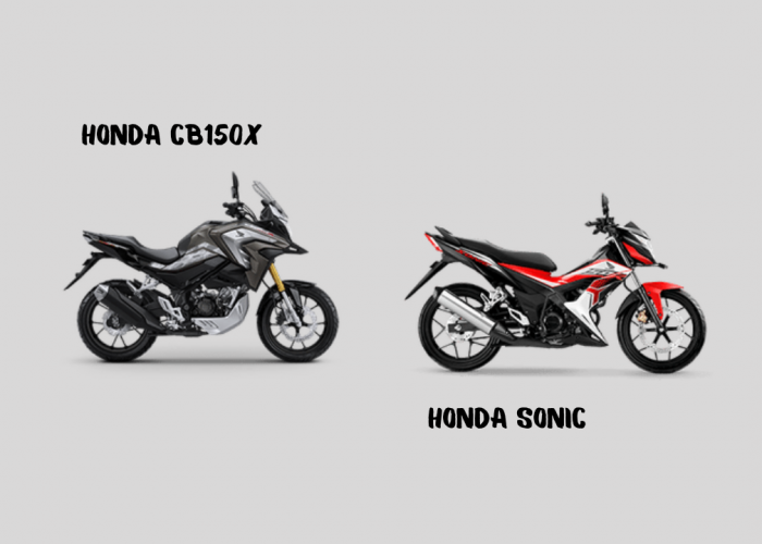 Suka Motor Sport? Coba Pilih Honda Sonic 150R Atau CB150X 2024, Ini Bandingan Speknya