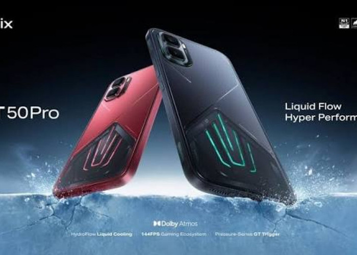 Infinix GT 50 Pro Andalkan Pendingin Liquid Cooling, Baterai 6.500 mAh dan Layar 144Hz