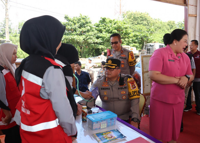 Kapolres Prabumulih Tinjau Pos Pengamanan Nataru, Berikan Apresiasi pada Petugas