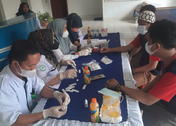 Warga Binaan Lapas Kayuagung Diskrining HIV