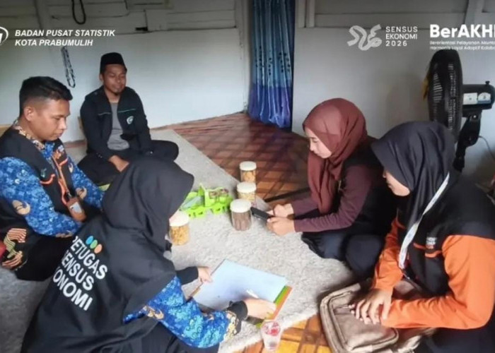 BPS Prabumulih Pacu Pendataan SE2026, Petugas Diminta Saling Membantu