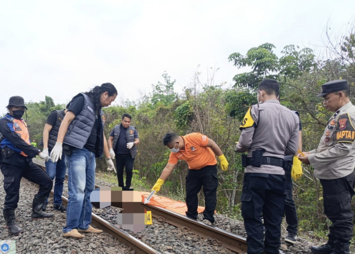 Petani Asal Tanjung Menang Prabumulih Tewas Tertemper KA Babaranjang di Karang Bindu