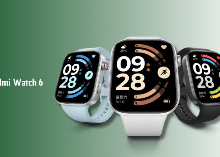 Redmi Watch 6: Layar AMOLED Besar dan Baterai 24 Hari, Harga Cuma Rp1 Jutaan!