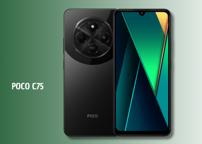 POCO C75: HP 1 Jutaan dengan Layar 120Hz dan Kamera 50MP