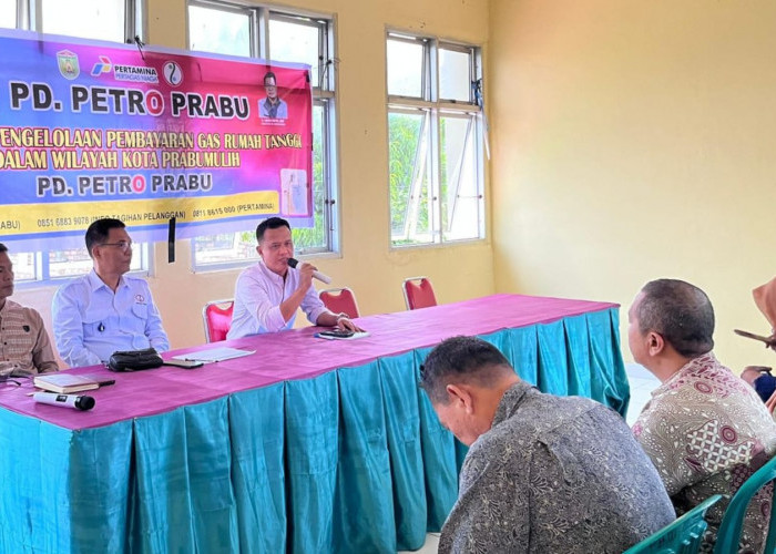 Sosialisasi Pembayaran Gas Kota, Warga Prabumulih Utara Diberi Pemahaman Baru