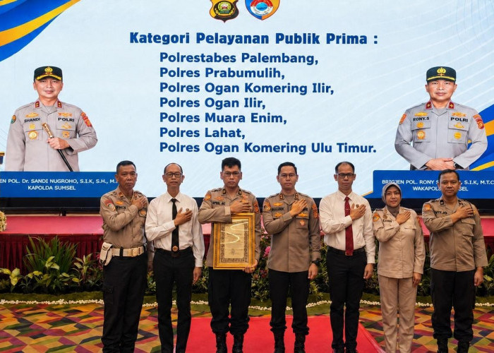 Polres Prabumulih Raih Predikat Pelayanan Publik Prima 2025, Bukti Kualitas Layanan Meningkat
