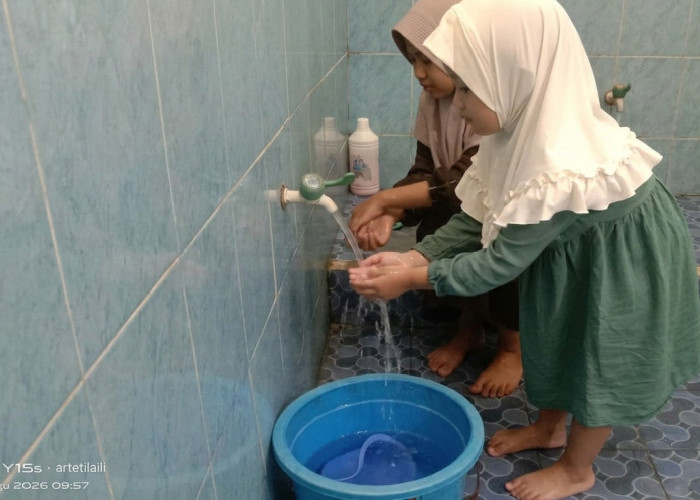 TK IT Al Hasanah Prabumulih Biasakan Anak Cuci Tangan, Tanamkan Pola Hidup Sehat Sejak Dini