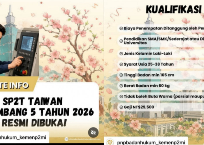 Gaji Mulai 700 USD! Lowongan Kerja Resmi ke Turki Dibuka untuk Warga Prabumulih