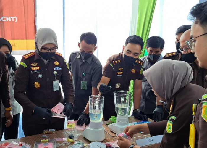 Kejari Prabumulih Musnahkan Barang Bukti 41 Perkara, Didominasi Kasus Narkotika