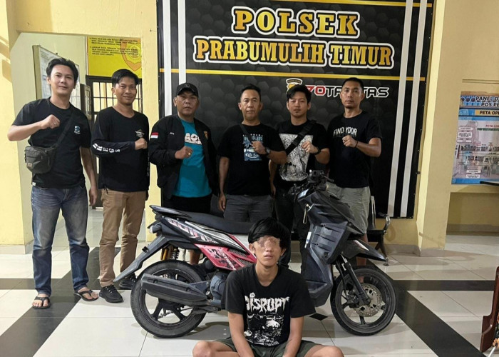 Polsek Prabumulih Timur Ungkap Penggelapan Motor, Pria 22 Tahun Diamankan
