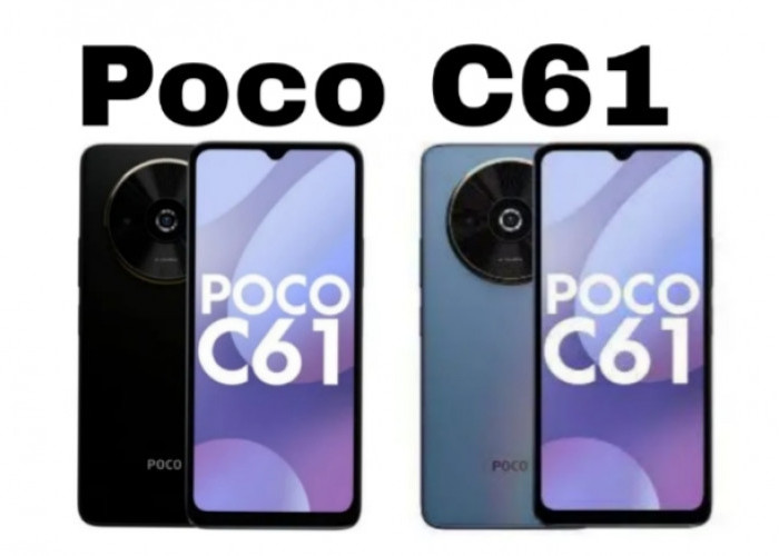 Poco C61, Smartphone Terjangkau dengan Desain Modern dan Baterai Tahan Lama