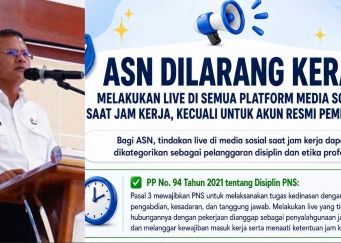 ASN Prabumulih Dilarang Live TikTok Saat Jam Kerja, Wali Kota: Fokus Layani Masyarakat
