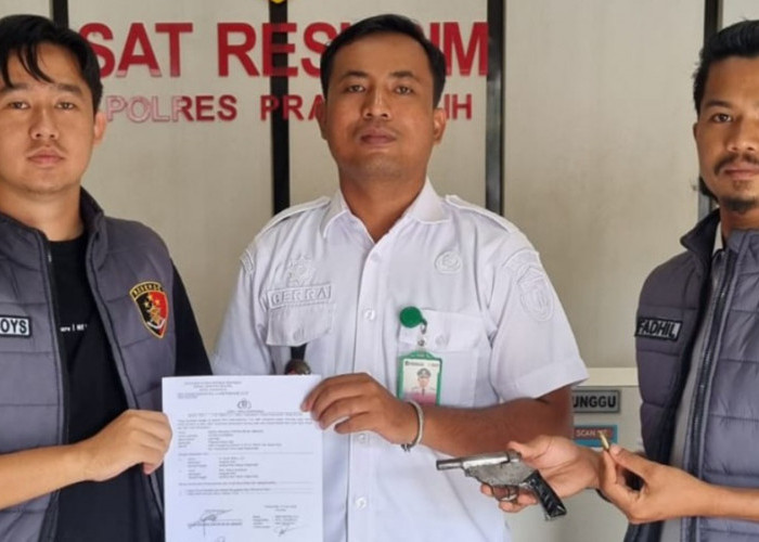 Kesadaran Warga Meningkat, Senpi Rakitan Diserahkan Sukarela ke Polres Prabumulih