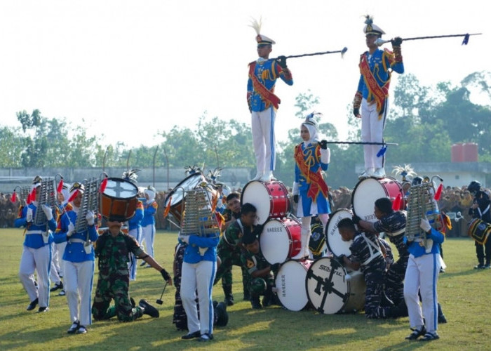 Drumband SMAN 6 Prabumulih Raih Piala Bergilir Kemenpora, Tampil Memukau di Apel Bulanan Pemkot