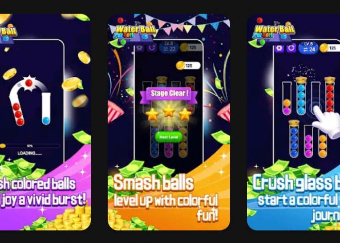 Water Ball Puz Sort, Game Santai yang Bisa Hasilkan Saldo DANA Langsung
