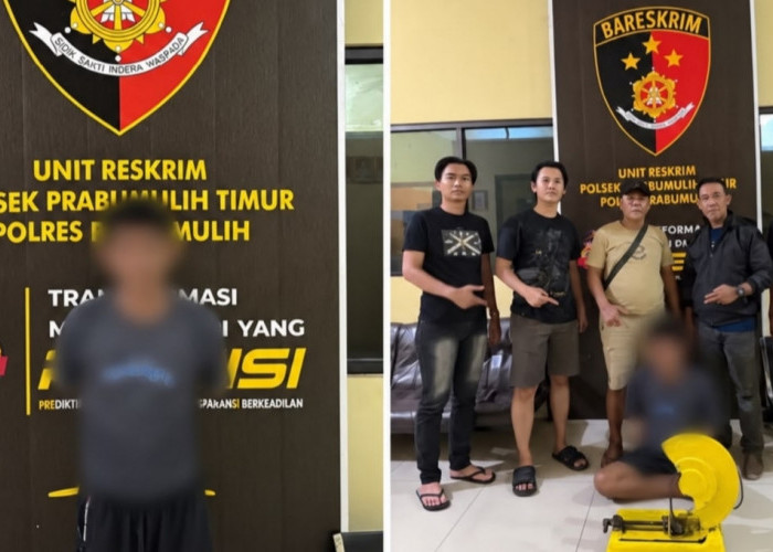 Polisi Tangkap Pria Asal Muba, Diduga Bobol Rumah Penyimpanan Alat Kerja