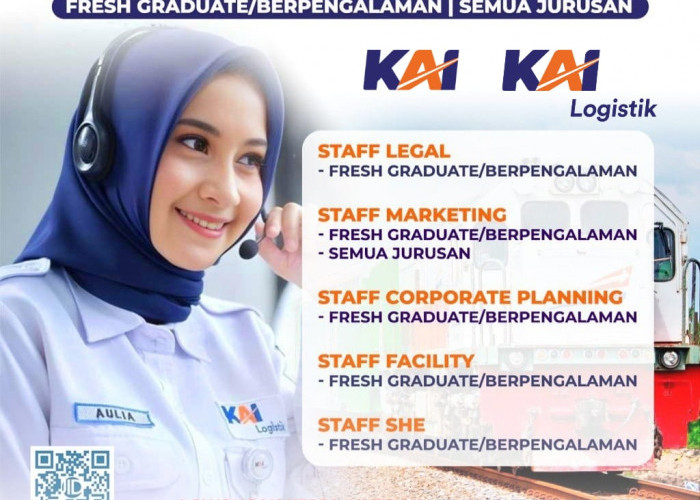 PT Kereta Api Indonesia Logistik Butuh 5 Posisi, Fresh Graduate Bisa Daftar