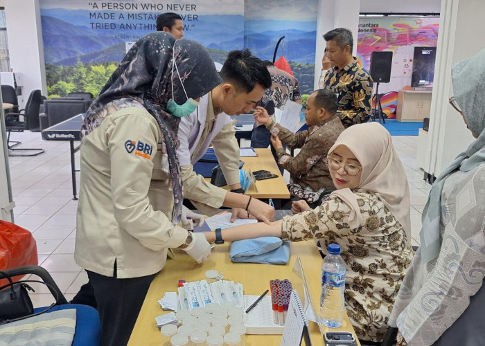 Peduli Kesehatan Pekerja, BRI BO Prabumulih Gelar Medical Check Up Usia 40 Tahun ke Atas